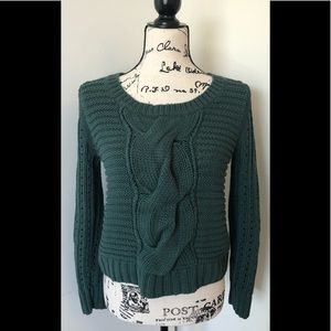 [BCBGeneration] Green Wool Sweater, Size M